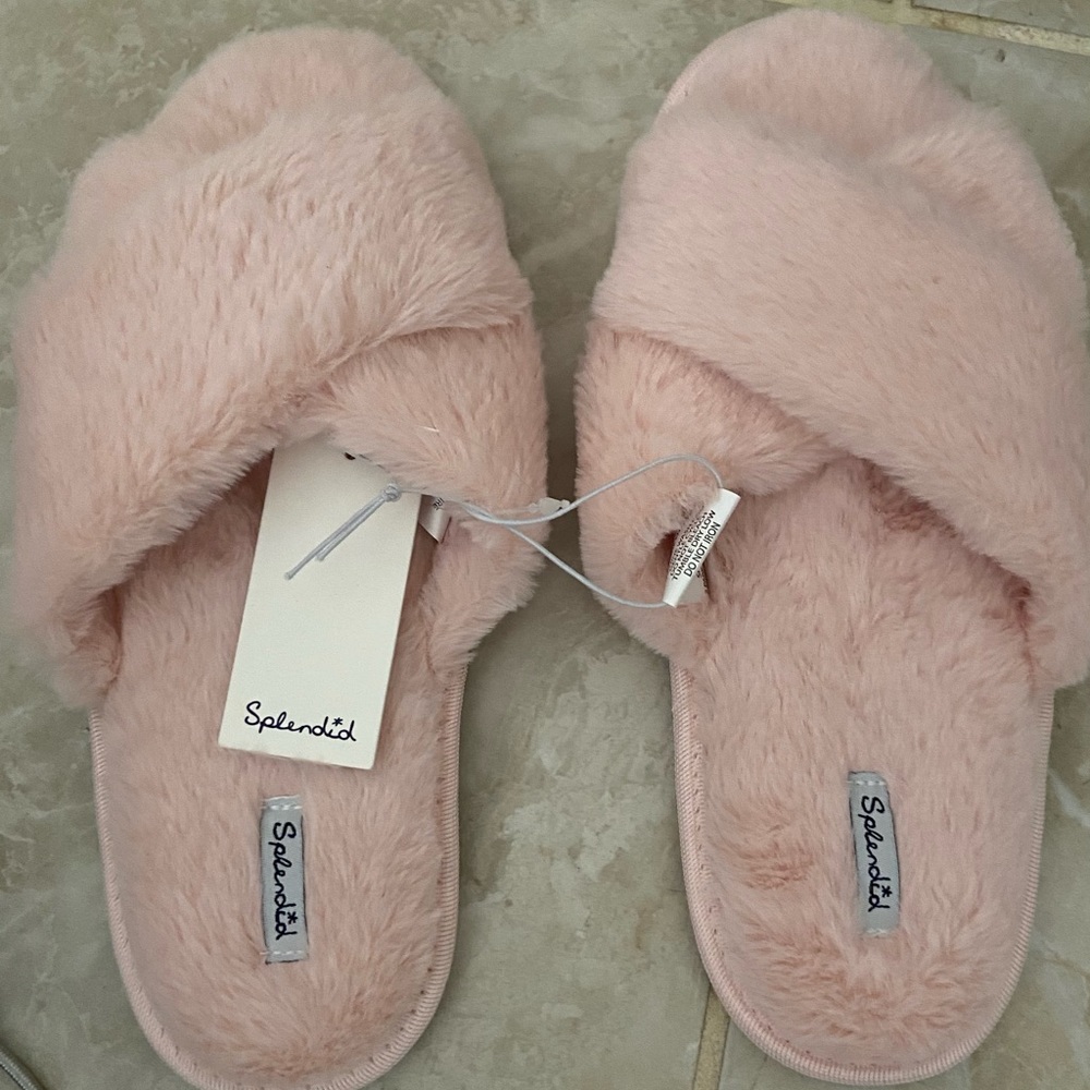 Splendid Faux Fur Slippers